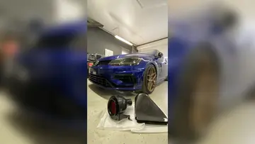 Volkswagen Golf 7 R in Eventuri sesalni sistem pred vgradnjo